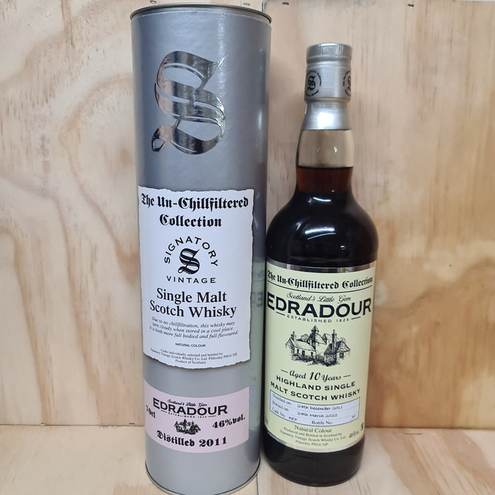 Edradour ' Signatory ' 10 Year Old 2011 Single Cask #487 Whisky 700ml