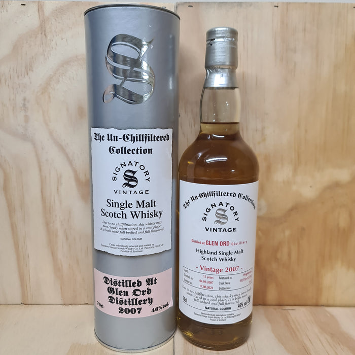 Glen Ord ' Signatory ' 13 Year Old Whisky 700ml