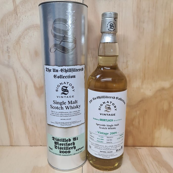 Mortlach ' Signatory ' 11 Year Old 2009 Whisky 700ml