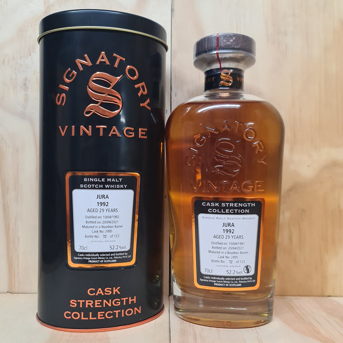 Jura ' Signatory Cask Strength Collection ' 29 Year Old 1992 Whisky 700ml