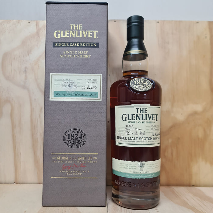 The Glenlivet Tom A Voan Single Sherry Cask Aged 19 Year Old Whisky