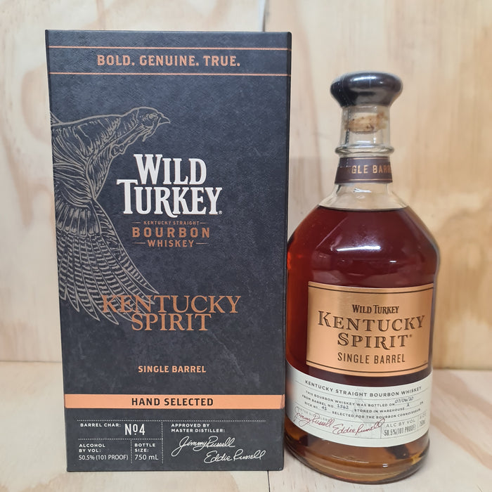 Wild Turkey Kentucky Spirit Single Barrel Bourbon Whiskey 750mL