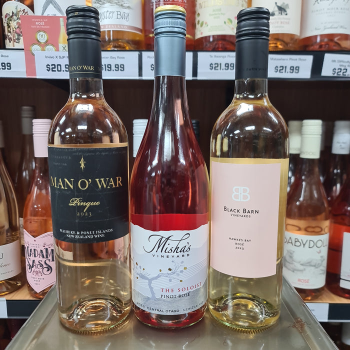 Kiwi Premium Rose Mixed Wine Case $150 750ml Bottles x 6