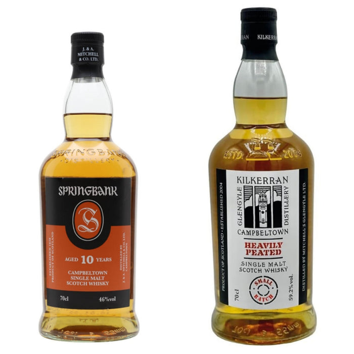 Springbank 10 Year Old + Kilkerran Heavily Peated Batch 9