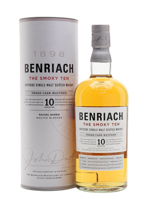 Benriach The Smoky Ten 10 Year Old Whisky 700ml