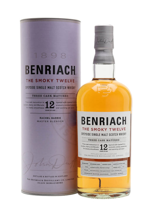 Benriach The Smoky Twelve 12 Year Old Whisky 700ml