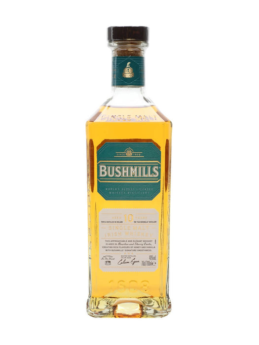 Bushmills 10 Year Old Irish Single Malt Whiskey 700ml