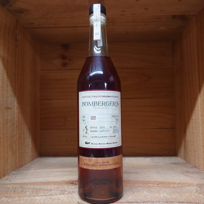 Bomberger's Declaration 2021 Release Kentucky Straight Bourbon Whiskey 700ml