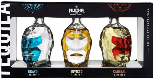 Mucha Liga Tequila Gift Pack 3x100ml Bottles