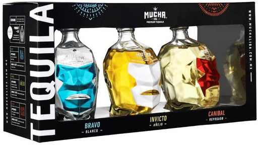 Mucha Liga Tequila Gift Pack 3x100ml Bottles