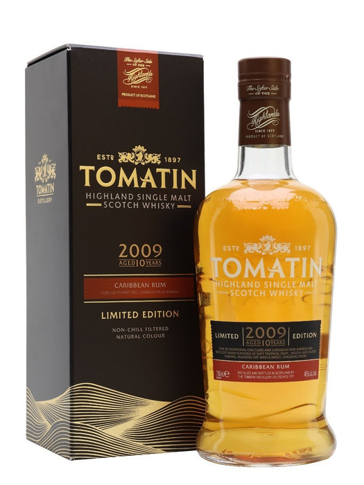 Tomatin 2009 10 Year Old Rum Finish 700ml